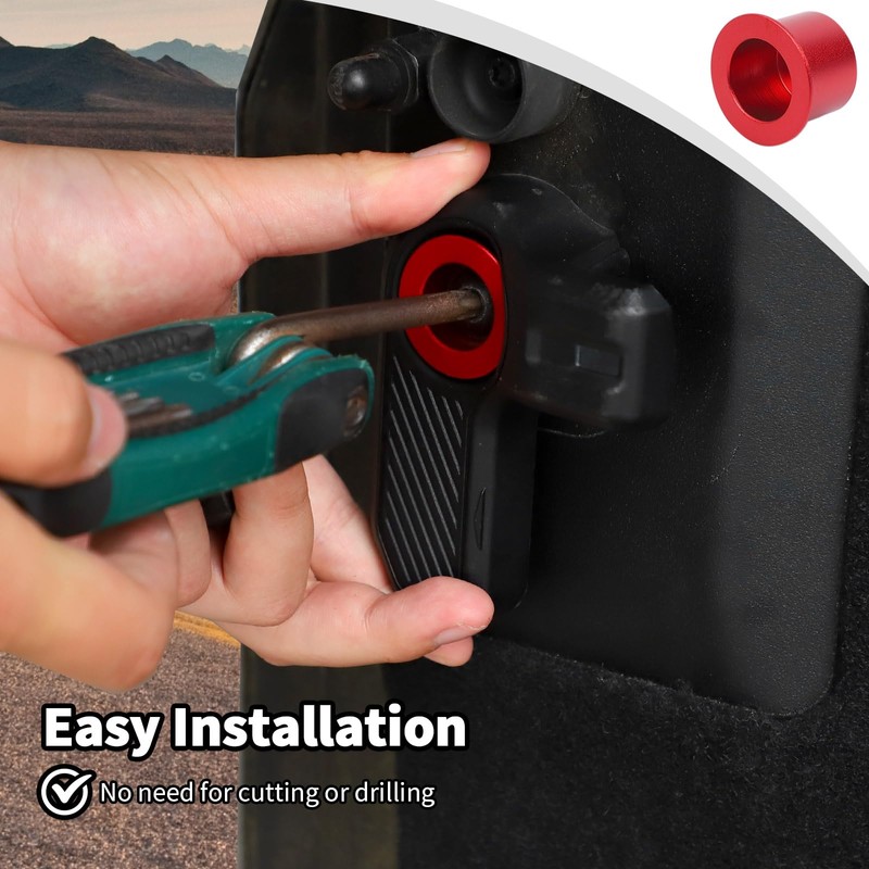 JWWY Hardtop Switch Removal Knob Cover Trim Kit Fit for
