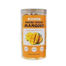 Crunchy Freeze-Dried Mango Slices – 5.2oz (150g) | Natural, No Sugar Added | Single-Ingredient Dried Fruit | Vegan, Gluten-Free | Great for Snacking On-the-Go