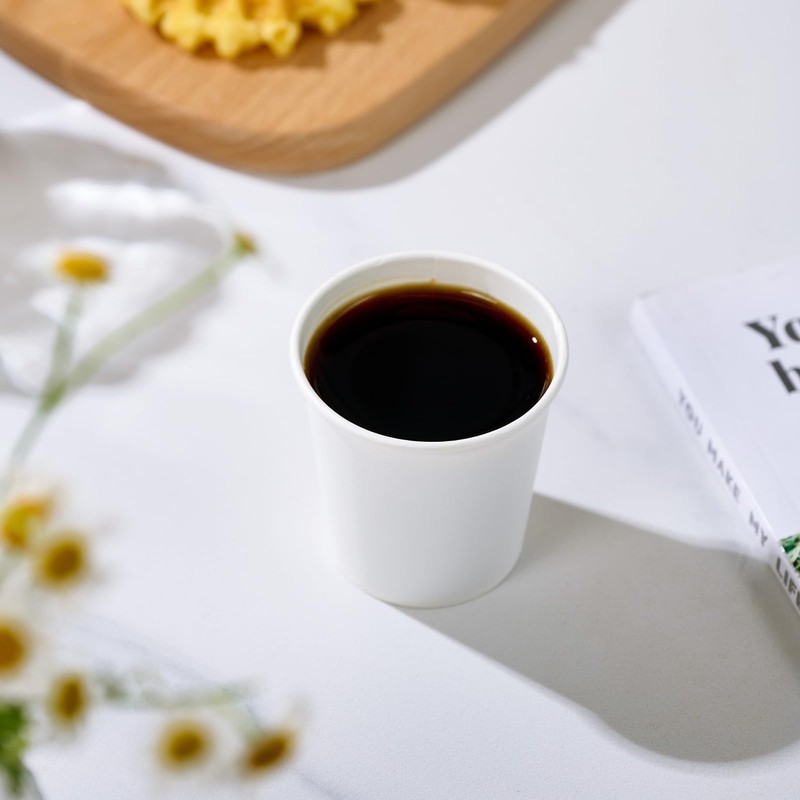 Turbo Bee 1200Pack 4oz Disposable Paper Cups,Disposable Espresso Cups,Coffee Cups,