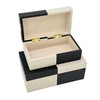 Galt International Vegan Leather Decorative Storage Boxes Large & Small