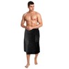 Tudomro 1 Piece Men's Body Wrap Towel L Adjustable Soft