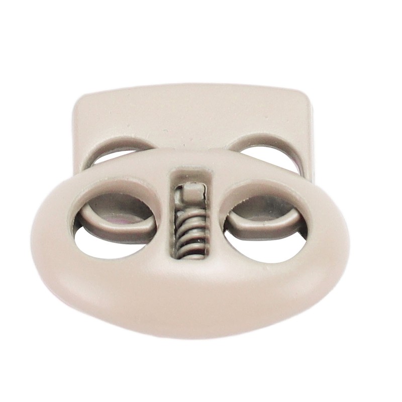 30PCS Metal Cord Locks End Spring Stop Toggle Stoppers Rustproof