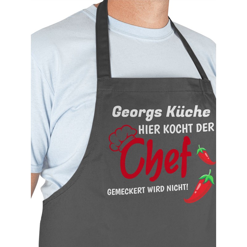 Geschenk mit Namen personalisiert by Shirtracer - Apron - Cooking