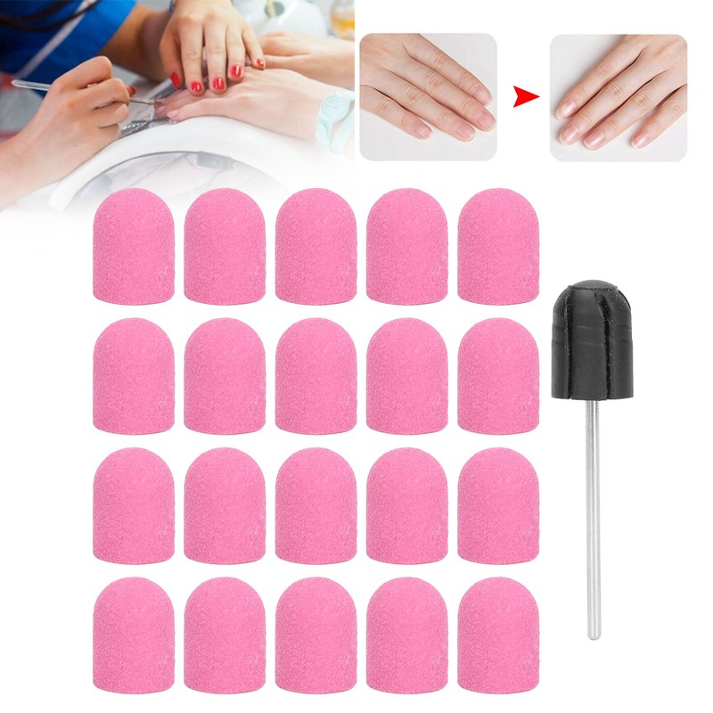 Nail Art Sanding Cap Nail Drill Bits Polishing Grinding Sanding