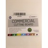 Thirteen Chefs Commercial Grade Polypropylene Cutting Board 12" x 18" x