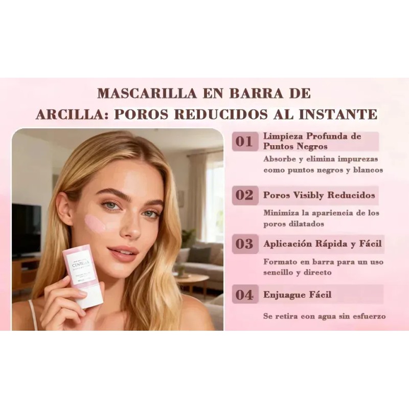 Barra De Arcilla Centella, Mascarilla Limpiadora 27g