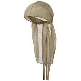 TAN Durag Do Rag Stocking Cap Short Hair Waves Sleeping Nylon Wrap Ties