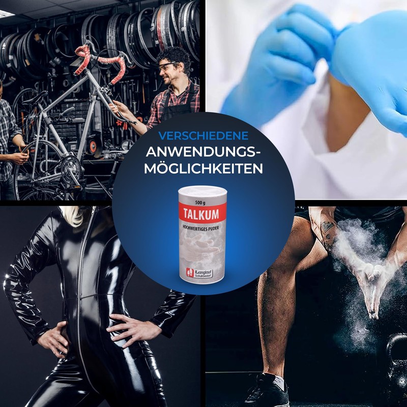 Talcum Powder for Sport, Workshop, Hobby, and Climbing, 500 g