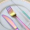 Evanda Portable Utensils, Travel Camping Cutlery Set, Stainless Steel Flatware