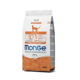 CAT Monzy Natural Super Premium Monoprotein Steralized Duck 1.5kg Neutered Cat, 1 Piece / CAT몬지 내추럴 슈퍼프리미엄 모노프로틴 스테럴라이즈드 오리 1.5kg  중성화된고양이, 1개