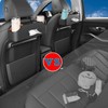 Car Back Seat Organizer with 2 Drink Cup Holder -