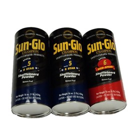 Sun-Glo Medium Speed Shuffleboard Powder Wax - 3 Pack