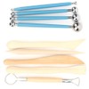 Wooden Pottery Clay Craft Sculpting Modeling Tools DIY Carved Art