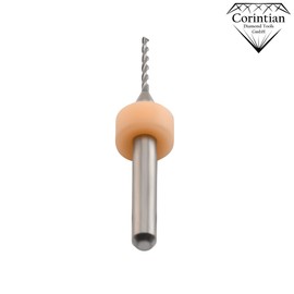 Corintian HSS Micro PCB Drill Bit Diameter 0.6 mm Drill Bits for Precise Drilling in Areas such as PCB, Model Making, Electronics, etc. Suitable for PCB, Boards, Plastic, 3D Filament (0.6 mm)
