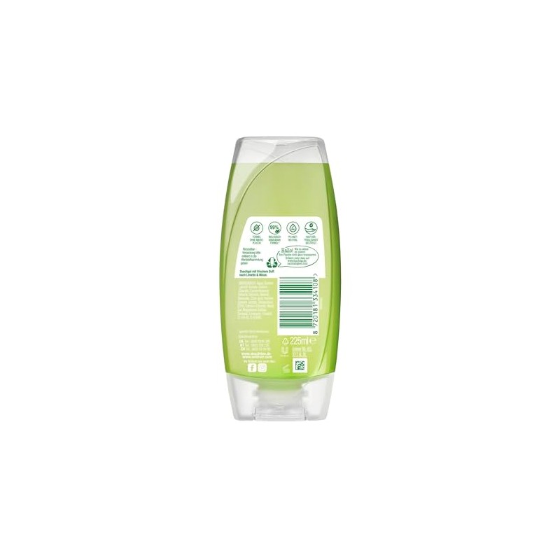 Duschdas Duschgel Limette Minze Duschbad mit Fresh-Energy-Duftformel sorgt fr einen