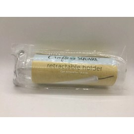 Crafter's Square Retractable Plastic Holder Craft Can Extend Up To 14.5" New