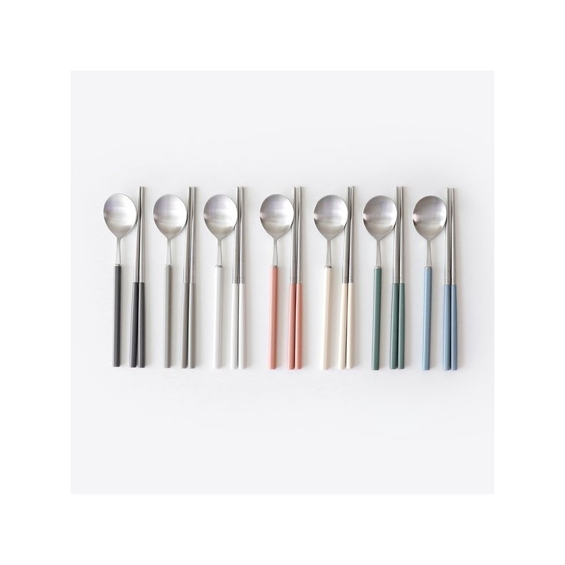 7-Person Set Celebrity Cutlery Kamome Kitchen Color Mood Spoons Chopsticks