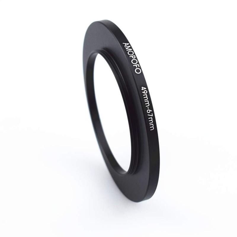 49 mm to 67 mm metal filter ring, 49-67 mm