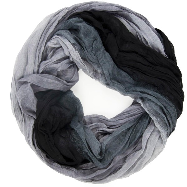 Gloop Women's Scarf Light Loop Scarf Tube Scarf with Colour