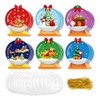 30 Pack Merry Christmas Candy Domes Holder Cards, Xmas Candy