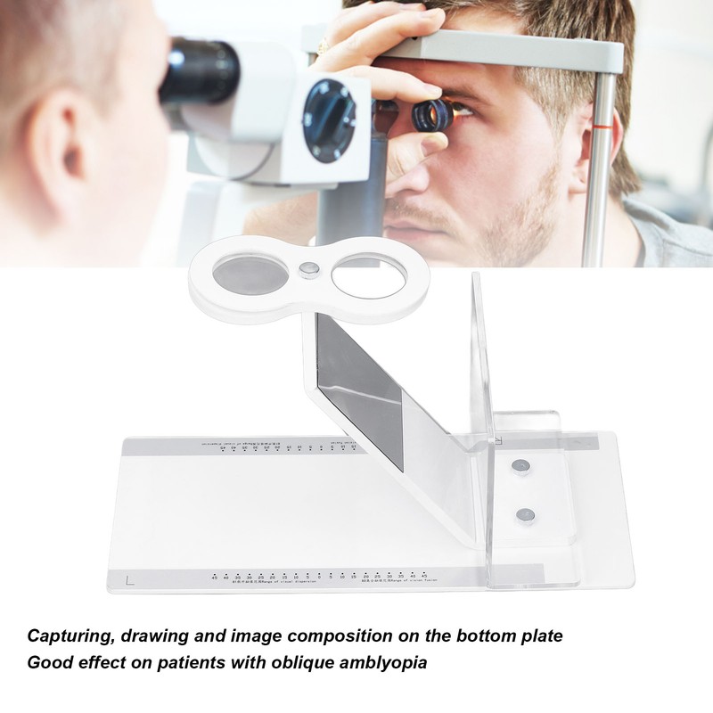 Single Oblique Stereoscope Cheiroscopes Hand Drawing Adjust Base Amblyopia Trainer