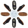 LIFE IS GOOD Women's Moccasin Slippers, 303593W,Suede & Fleece Open