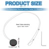 PATIKIL 1.5m / 4.9Ft Retractable Remote Control Tether, 2 Pcs
