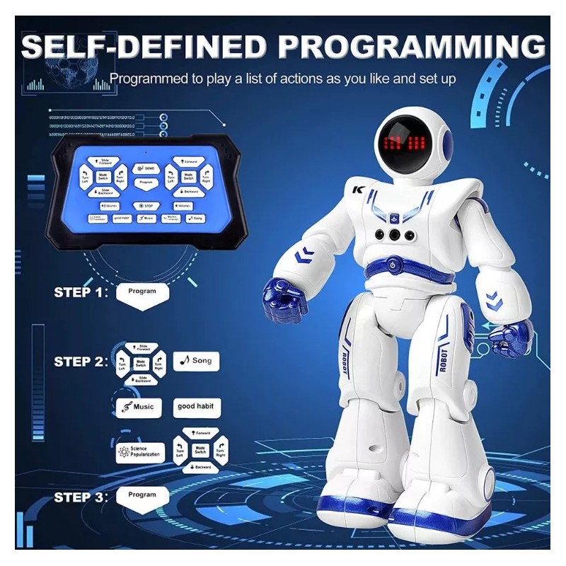 Jjrc R18 Robot Baila Control Remoto Autónomo Programable.