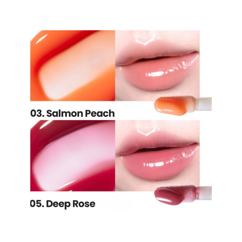 FIVEVIBE After Plumper 3D Glossy Lip 4ml, Color:03 Salmon Peach