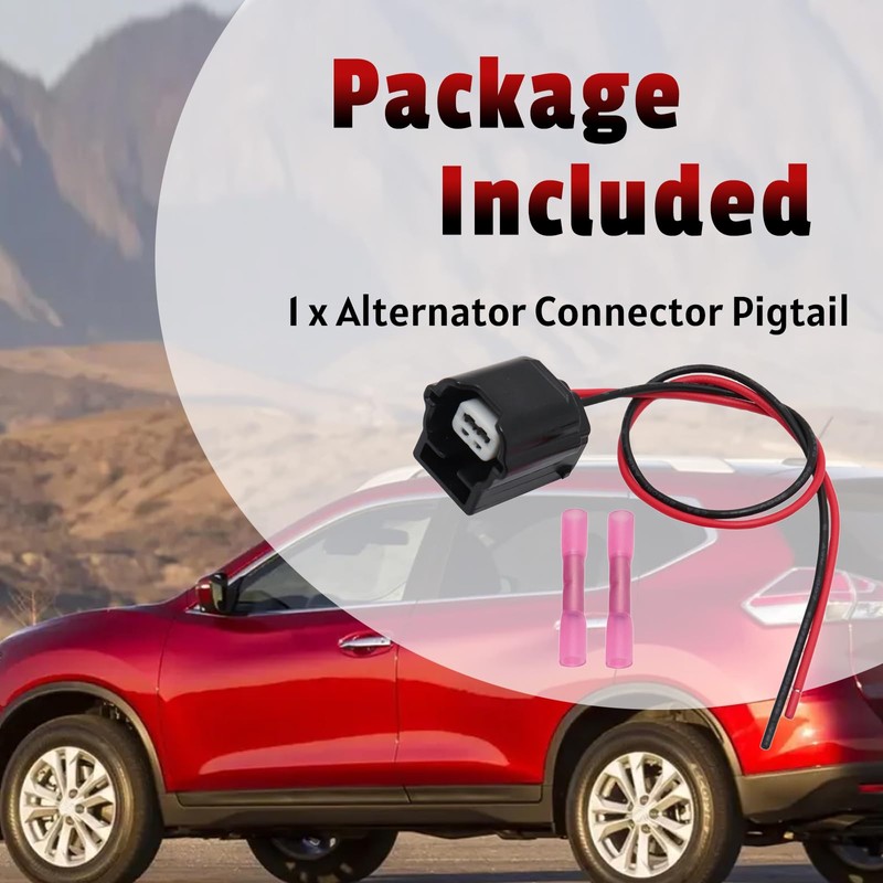 Alternator Connector Pigtail Replace 7283-8851 Fit for Nissan Rogue 2014-19