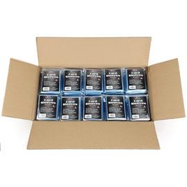 BCW Standard Card Sleeves - 2-5/8" x 3-5/8" - 100 Packs (10,000ct Total) | Crystal Clear Acid-Free, Toploader | Trading Card Sleeves for Baseball, Basketball, Football, Hockey, Pokemon, MTG, etc