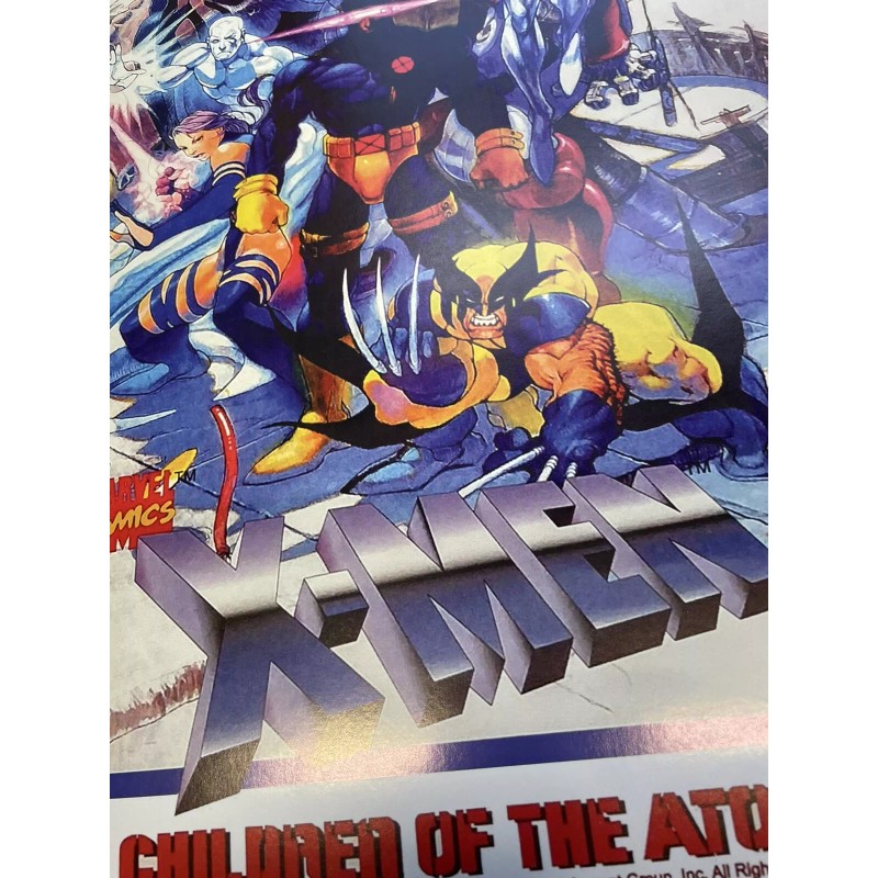 X-Men Children Of The Atom Poster 12x16" capcom cps arcade
