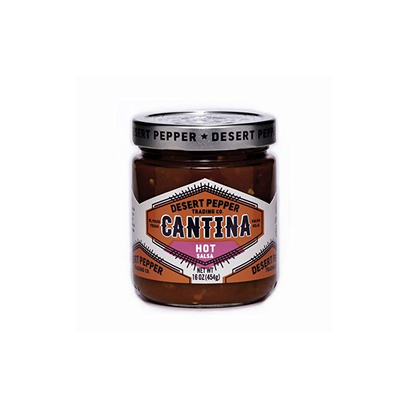 Desert Pepper Trading Cantina Salsa, Hot Red, 16-Ounce (2 Pack)