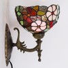 Tiffany Wall Sconce Lamp Plug In or Hardwire Wall Light