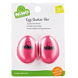 Egg Shaker Set NINO540SP, Strawberry Pink, 2 pcs