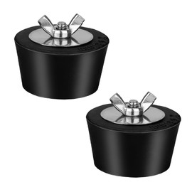 2 PCS Swimming Pool Winterizing PVC/Steel Pipe Expansion Plug 2 1/2 inch,Pool chill Plug,Pool Winterizing Plug with SS Screw, Stainless Steel Bolts (2.5 inch)