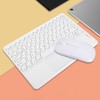 BT Keyboard Mouse Combo BT3.0 Wireless Rechargeable Keyboard Ergonomic Mouse