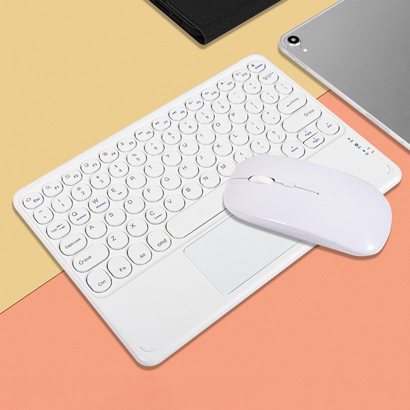 BT Keyboard Mouse Combo BT3.0 Wireless Rechargeable Keyboard Ergonomic Mouse