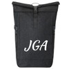 Huuraa Kurierrucksack JGA Junggesellenabschied Geschenk 30-44 Liter Black Melange Roll-Top