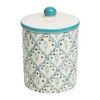 Tranquillo Storage Tin with Lid Hand Printed Ceramic Oriental 8