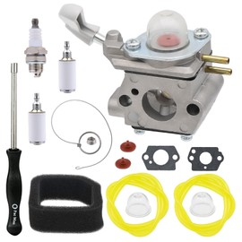 Wondrify 308054114 Carburetor for Homelite 26B Blower carburetor UT09526 26cc Leaf Blower Replace 308054114 308054075 Leaf Blower with Air Filter