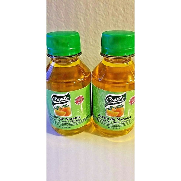 Orange Oil/ Huile d' Orange. Aceite De Naranja 4 Fl Oz (2 PACK)