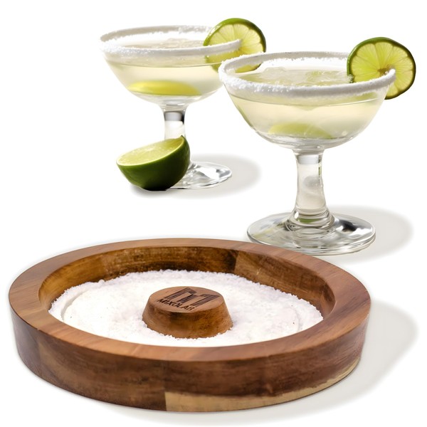 Mixolab Glass Rimmer for Cocktails, Tajin Rimmer for Bloody Mary