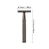 Double Edge Safety Trimmer Manual Stainless Steel Beard Groomer for