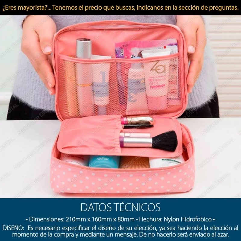 MD Maleta Bolsa Cosmetiquera Organizadora De Viaje