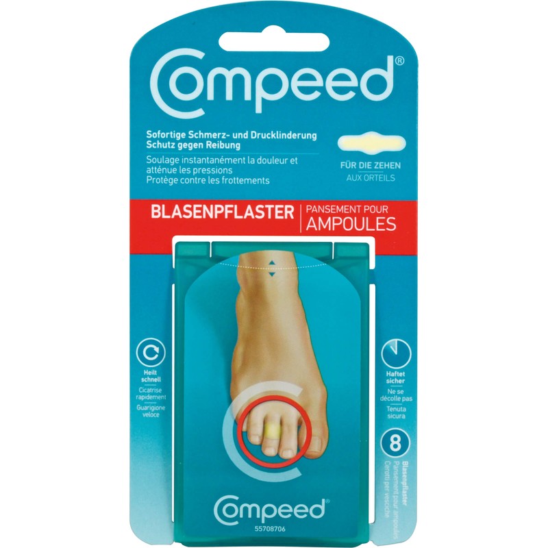 COMPEED Blasenpflaster für die Zehen, 8 St. Pflaster
