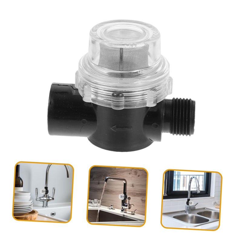 Operitacx Line Water Filter with Mesh Screen Durable Pre-Filter for