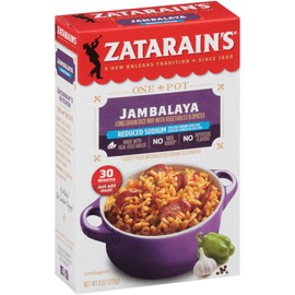 Zatarain's Reduced Sodium Jambalaya, 8 oz (Pack of 8)