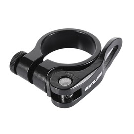 Gub Bike SeatPost Seat Post Clamp Tube Clip Quick Release Aluminium Alloy MTB Seatpost Clamp Mountain Road Bike Parts 34.9mm 31.8mm (SBLACK31.8)
