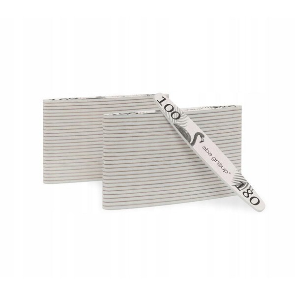Aba Group Nail Files 100/180 Ellipse Standard Flamingo Professional Nail